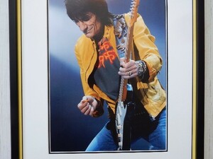  long * wood /Licks Tour 2003/ art pik/ amount attaching /Ron Wood/Rolling Stones/Ronnie Wood/ low ring Stone z/ gun bo art 