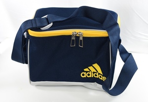 [ unused goods tag not equipped * dirt none * long-term keeping goods ] cooler bag ( Adidas navy blue | yellow )