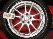 スタッドレス ECO FORME エコフォルムSE-10+ブリヂストンブリザックVRX[215/55R17]8.5/8.5分山★クラウンカムリに！stwt17_画像7