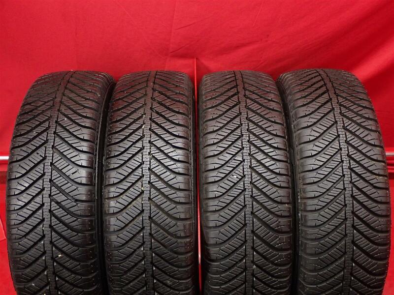 中古タイヤ 155/65R13 73H 4本セット グッドイヤー ベクター 4シーズンズ ハイブリッド GOODYEAR VECTOR 4 Seasons Hybrid 9.5分山