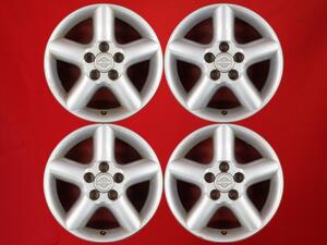 【 激安 中古 4本セット 】 日産 エクストレイル T30 純正 アルミホイール 16inch 6.5JJ インセット+40 PCD114.3 5穴 ハブ径Φ66 cc16