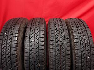 スタッドレス4本 155/80R14 88/86N 4本セット ブリヂストン ブリザック VL1 BRIDGESTONE BLIZZAK VL1 8.5分山★ プロボックス stati14