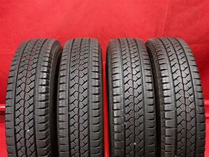 スタッドレス4本 《 ブリヂストン 》 ブリザック VL1 [ 155/80R14 88/86N ]8.5/8分山★商用車 プロボックス stati14