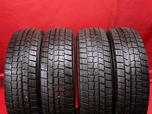 スタッドレス4本 《 ダンロップ 》 ウィンターMAXX 02(WM02) [ 185/70R14 88Q ]9/8.5分山★ フリード ノート カローラ ストリーム stati14