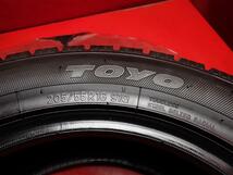 スタッドレス4本 205/55R16 91Q 4本セット トーヨー オブザーブ ガリット GIZ TOYO OBSERVE GARIT GIZ 7.5分山★stati16 アイシス_画像9