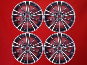 【 激安 中古 4本セット 】 トヨタ・86(ZN6) スバル・BRZ(ZC6) 純正 アルミホイール 17inch 7J インセット+48 PCD100 5穴 ハブ径Φ56 cc17