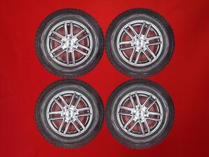 スタッドレス6Wスポークタイプ1P+ダンロップウィンターMAXX01(WM01)[185/70R14]9.5分山★フィールダーノートに！stwt14