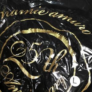  новый товар нераспечатанный Amuro Namie черный вентилятор Club ограничение футболка Finally final tour 2018 fan space ограничение fanspace L размер ценный 