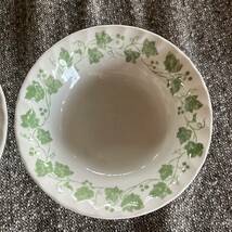チャーチル　churchill 白い皿に緑のツタ　２皿_画像4