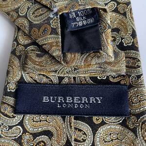 BURBERRY LONDON (バーバリーロンドン) 土色勾玉ネクタイ