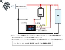 送料120円～ パネル取付タイプB2 デジタルメーター 電圧計 電流計 DC 0-100V 10A 赤青LED_画像5