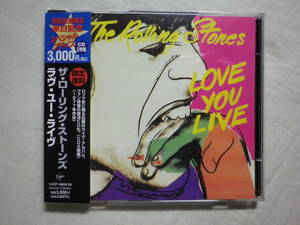『The Rolling Stones/Love You Live(1977)』(1998年発売,VJCP-18024/5,国内盤帯付,歌詞対訳付,ライブ・アルバム,2CD)