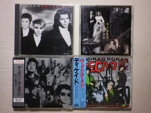 『Duran Duran 国内盤アルバム4枚セット』(帯付有,Notorious,The Wedding Album,Thank You,Decade,80's,UKロック)