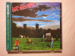 税表記無し帯 『Mr. Mister/Welcome To The Real World(1985)』(1986年発売,R32P-1010,廃盤,折込帯,国内盤帯付,歌詞付,Broken Wings,Kyrie)