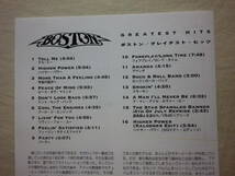 『Boston/Greatest Hits(1997)』(1997年発売,ESCA-6490,廃盤,国内盤帯付,歌詞対訳付,Amanda,More Than A Feeling,Don’t Look Back)_画像5