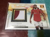 10枚限定 アントニーマルシャル PANINI IMPECCABLE SOCCER IllusTrious MATERIALS MANCHESTER UNITED ANTHONY MARTIAL メモラビリア_画像1