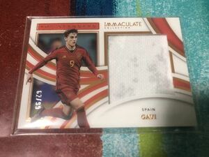 62/99 ガビ PANINI IMMACULATE COLLECTION SOCCER THE STANDARD SPAIN GAVI メモラビリア スペイン代表