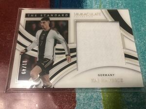 11/49 カイハヴァーツ PANINI IMMACULATE COLLECTION SOCCER THE STANDARD GERMANY KAI HAVERTZ メモラビリア ドイツ代表