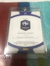 01/99 ロベールピレス PANINI NATIONAL TREASURES NATIONAL ARCHIVES INK FRANCE ROBERT PIRES 直筆サイン フランス代表 オンカード_画像2