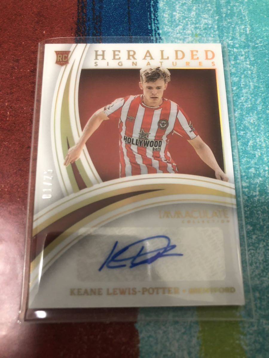 ルイスポッター PANINI IMMACULATE COLLECTION SOCCER HERALDED