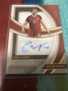 20/99 カーリーロイド PANINI IMMACULATE COLLECTION SOCCER SHADOWBOX UNITED STATES CARLI LLOYD 直筆サイン アメリカ代表