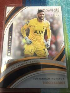 08/25 ウーゴロリス PANINI IMMACULATE COLLECTION SOCCER MILESTONES TOTTENGAM HOTSPUR トッテナムホットスパー