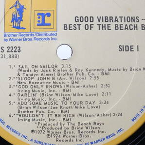 LP MS 2223 THE BEACH BOYS ザ・ビーチ・ボーイズ GOOD VIBRATIONS 【8商品以上同梱で送料無料】の画像5