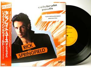 LP RPS-1014 RICK SPRINGFIELD リック・スプリングフィールド　セレブレイト・ユース　ダンス・ミックス 【8商品以上同梱で送料無料】