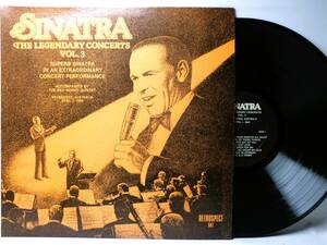 LP 507 SINATRA フランク・シナトラ THE LEGENDARY CONCERTS VOL.3 【8商品以上同梱で送料無料】