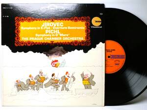 LP 22 16 0075 プラハ室内管弦楽団 　交響曲　JIROVEC / PICHL 【8商品以上同梱で送料無料】