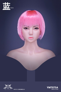 YMT075 A 1/6 scale woman element body oriented woman head Ymtoys 1/6 Beauty Headsculpt Indigo 