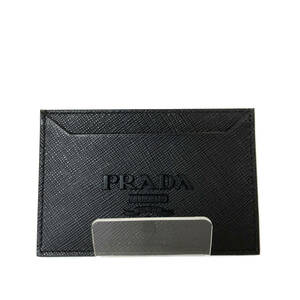 【未使用】 PRADA プラダ カードケース レザー ブラック 1MC208