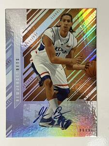 即決！NETS ジョシュ ブーン Josh Boone 直筆サイン 2006-07 NBA SR-JB UPPER DECK バスケットボール トレカ ニュージャージー