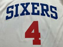 【希少】 76ers NOEL #4 ナーレンズ・ノエル NBA シクサーズ adidas アディダス ユニフォーム ジャージ バスケ XL　美品　白_画像3