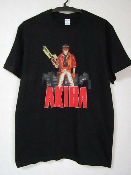 【未使用品】 AKIRA アキラ 金田　カネダ Tシャツ ユニフォーム　ブラック　美品　L　アニメ　綿　コットン