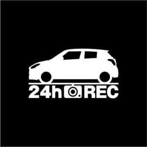 【ドラレコ】スズキ スイフトスポーツ【ZC33S系】24時間 録画中 ステッカー
