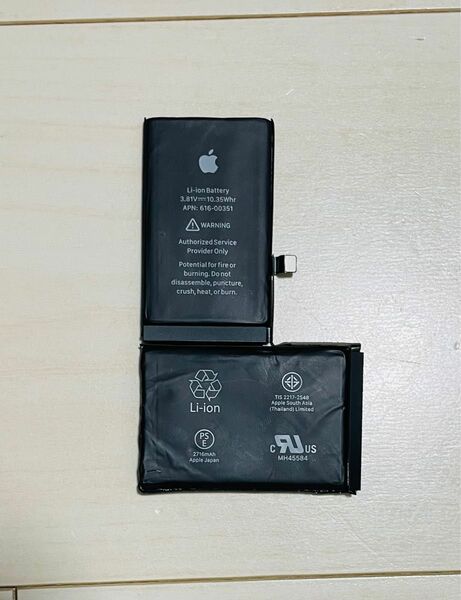 リチウムイオンバッテリー リチウム電池 iPhone10 Apple 交換用 電池パック 部品 パーツ リチウムイオン電池 純正