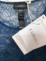 LA PERLA ラペルラ 新品未使用 インナー レース カットソー ブルー系 イタリア ランジェリー インポート_画像2