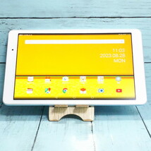 Huawei au Qua tab 02 HWT31 エアリーブルー 本体 白ロム SIMロック解除済み SIMフリー 471437_画像1