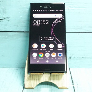 SONY Xperia XZs SOV35 au ブラック 本体 白ロム SIMロック解除済み SIMフリー 168934