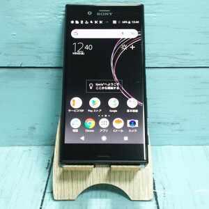 SONY Xperia XZs SOV35 au ブラック 本体 白ロム SIMロック解除済み SIMフリー 463929