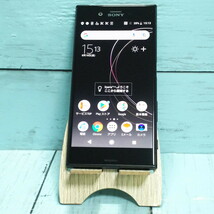 SONY Xperia XZs SOV35 au ブラック 本体 白ロム SIMロック解除済み SIMフリー 749608_画像1