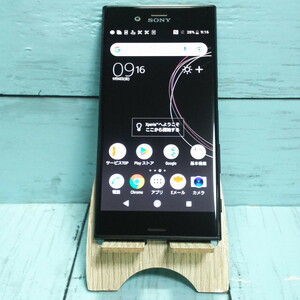 SONY Xperia XZs SOV35 au ブラック 本体 白ロム SIMロック解除済み SIMフリー 759938