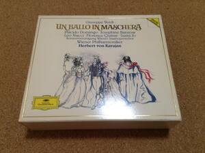 2CD/ カラヤン / ヴェルディ:歌劇「仮面舞踏会」全曲/P.ドミンゴ&L.ヌッチ他 