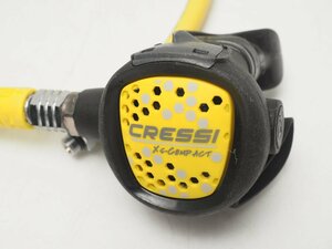 USED CRESSI クレッシィ XS-COMPACT オクトパス 動作確認済 ランク:A クレッシー スキューバダイビング用品 [1L-55214]