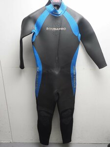 USED SCUBAPRO スキューバプロ 5mm ウェットスーツ メンズ 175cm/85kg サイズ:XL 平置きサイズ:胸囲46cm腹囲39cm尻囲47cm [N55288]