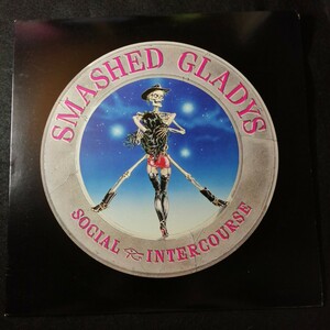 C09 中古LP 中古レコード　SMAAHED GLADYS social intercourse Elektra 960 776-1 EU盤　1988年