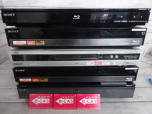 8263★ 5台まとめ SONY BDP-S360/ BDZ-RS15/ PDR-HX50/ BDZ-RS15/ BDZ-T75 BDレコーダー B-CASカード ジャンク品_画像1