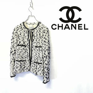 CHANEL BOUTIQUE 95C シャネル ココボタン ツイード ジャケット size 38 512946