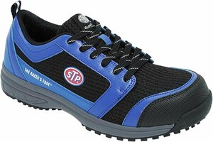 [STP/ mesh Work shoes ]*MESH WORK SHOES cord (himo) type / blue 25cm* sneakers type light weight safety shoes JSAA A kind acquisition 